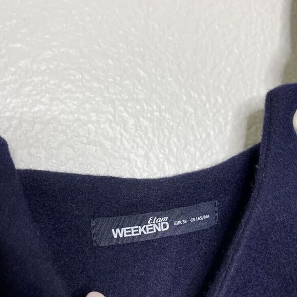 Etam Dress Medium Mini Blue School Girl Sleeveless Shift Uniform Preppy EU 38 - Picture 3 of 10